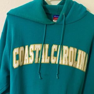 Coastal Carolina University Men’s Champion Hoodie Fleece Pullover Sweatshirt